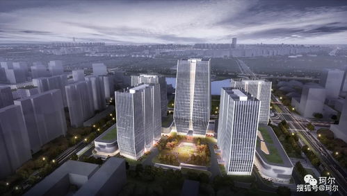 湖未挖,地标先动,先来看看郑州中原科技带中心支撑区的建筑设计效果